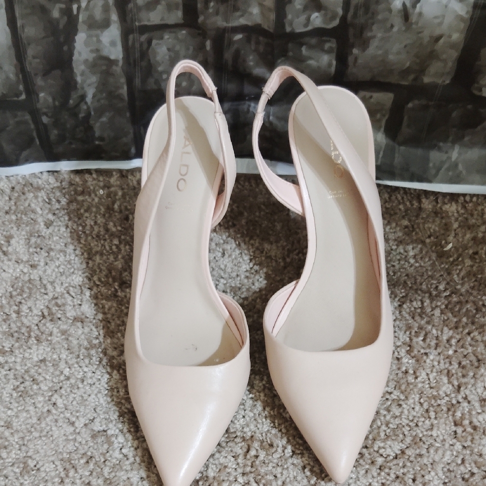 Aldo Women's Pink Slingback Heels